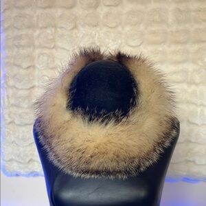 HANDCRAFTED rare hat from Mongolia wolf fur
